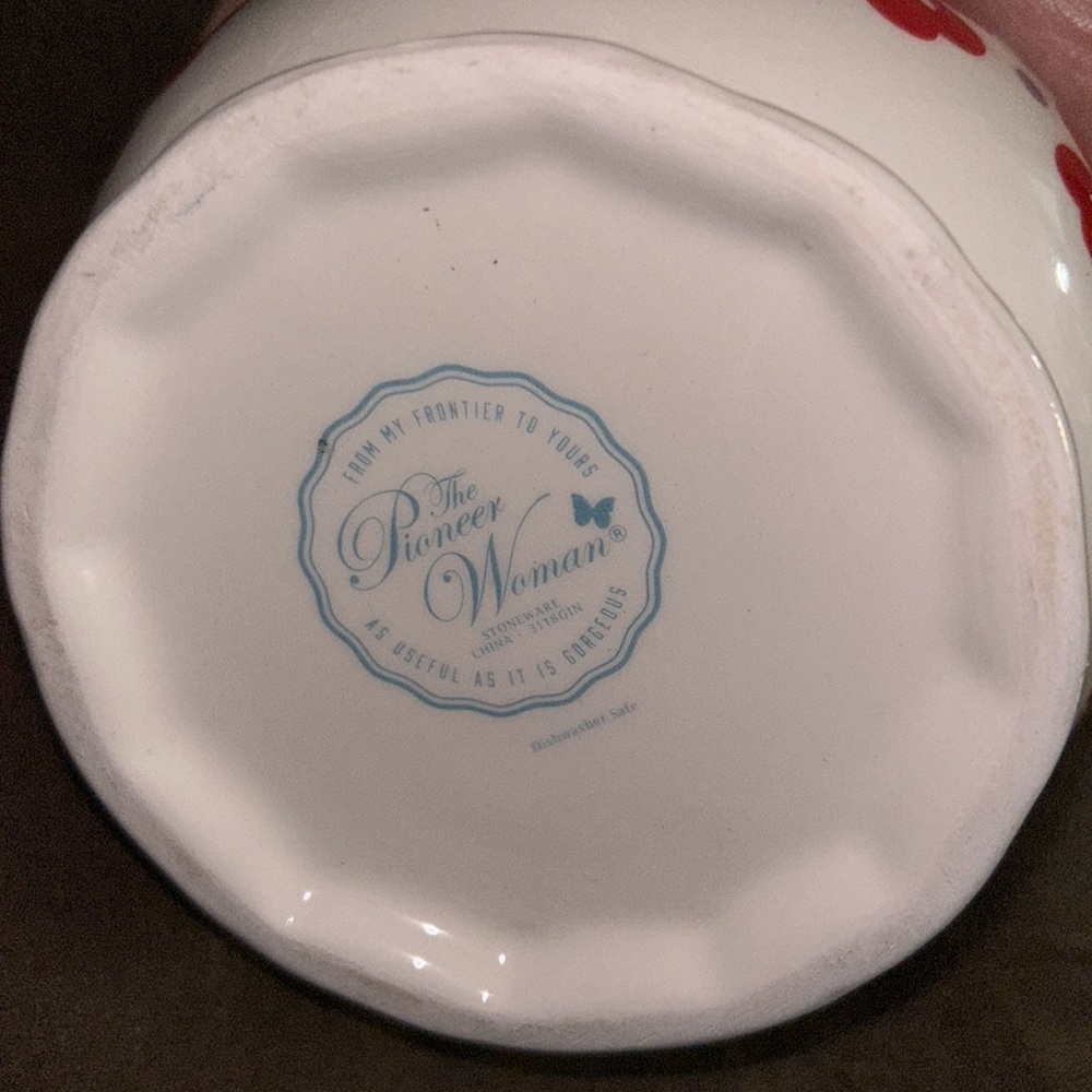Pioneer Woman Creamer And Sugar Set - floral - Picture 8 of 11